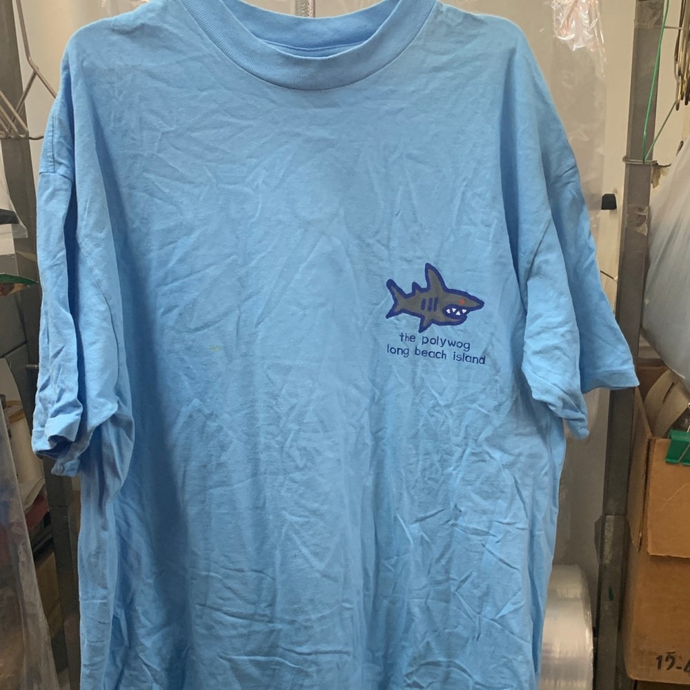 The Pollywog Blue Shark Tee - Short Sleeve